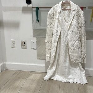 jacket Michael Kors size 10 English lace with gap dress bundle